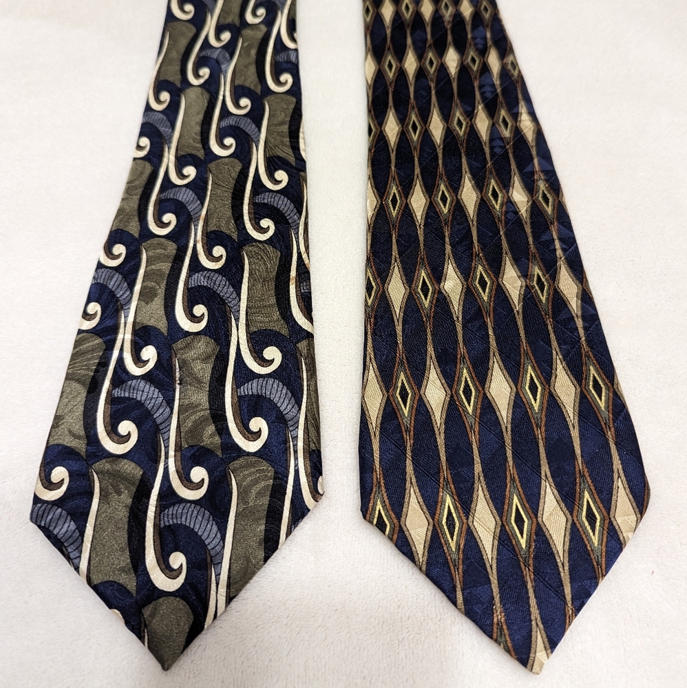 ZIGGURAT Longs Mulberry Neckwear Mens Designer Ties 100% Silk. Made in USA - Picture 1 of 11